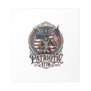 Patriotic Phantom Patriot Horror Monster Patriot I Notepad