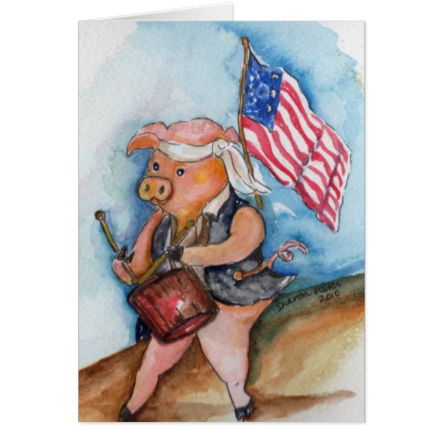 Patriotic Pig (Front)