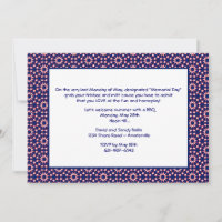 Patriotic Pinwheels Invitation