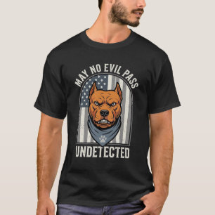 Patriotic Pitbull Guard Dog T-Shirt