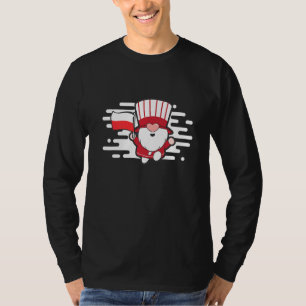 Patriotic Poland Flag Chilling With Homie Gnomies T-Shirt