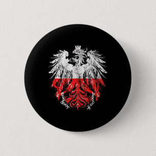 Patriotic Polish Heritage Roots Poland Eagle Badge