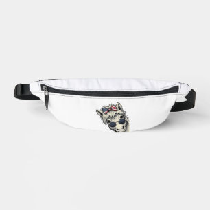 Patriotic Pony With Sunglasses Vintage Vector Desi Bum Bags