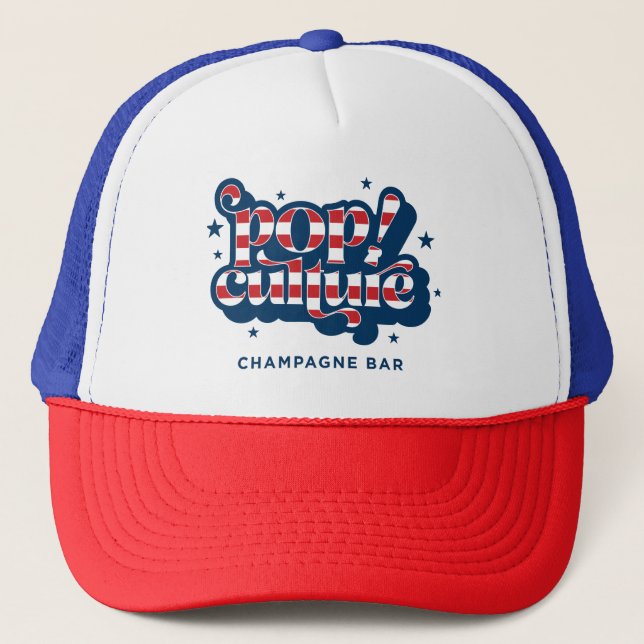 Patriotic Pop Trucker Hat (Front)