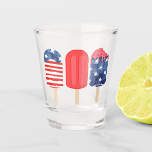 Patriotic Popsicle Shot Glass