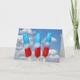 Patriotic Popsicles Card
