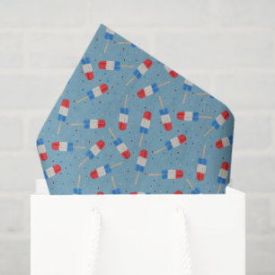 Patriotic Popsicles Tissue Paper