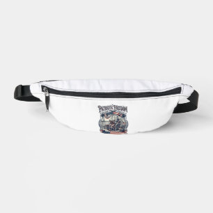 Patriotic Porch Bookworm Vector Graphic Tee Bum Bags