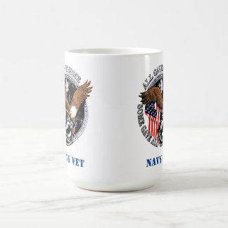 Patriotic POW-MIA Veteran Eagle Navy Vet Coffee Mug