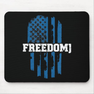 Patriotic pride blue american flag freedom 4th of mouse mat
