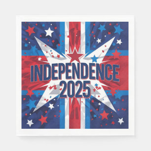 Patriotic Pride Independence Napkin