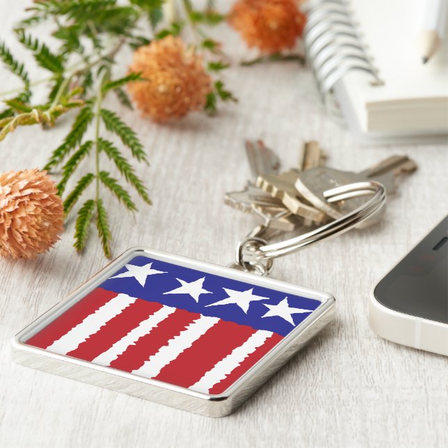 Patriotic Pride Key Ring (Side)
