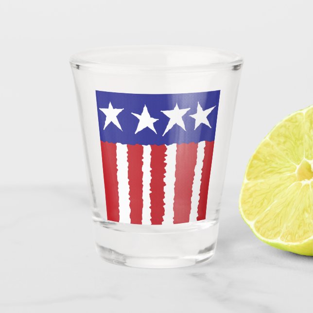 Patriotic Pride Shot Glass (Front)