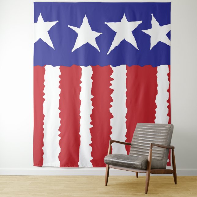 Patriotic Pride Tapestry (In Situ)