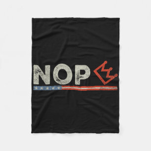 Patriotic Pro-democracy Protest June 14 No Kings I Fleece Blanket