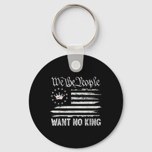 Patriotic Pro-democracy Protest June 14 No Kings I Key Ring