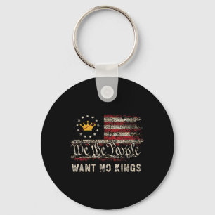 Patriotic Pro-democracy Protest June 14 No Kings I Key Ring