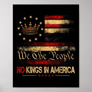 Patriotic Pro-democracy Protest June 14 No Kings I Poster