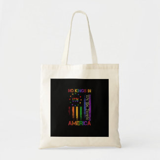 Patriotic Protest No Kings In America Tote Bag
