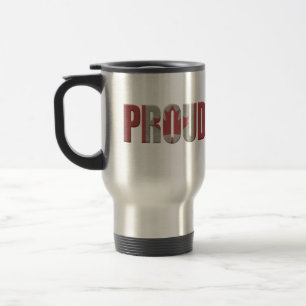 Patriotic Proud Canadian Travel Mug