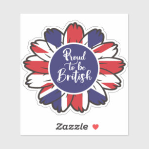 Patriotic Proud to Be British Sticker