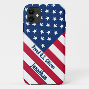 Patriotic Proud U.S. Citizen F504 iPhone 11 Case