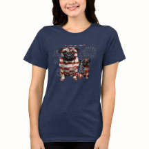 Patriotic Pug Art