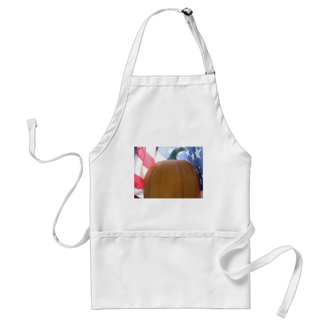 Patriotic Pumpkin Standard Apron (Front)