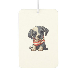 Patriotic Puppy - Style 11 Car Air Freshener