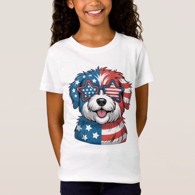 Patriotic Puppy T-Shirt (Front)
