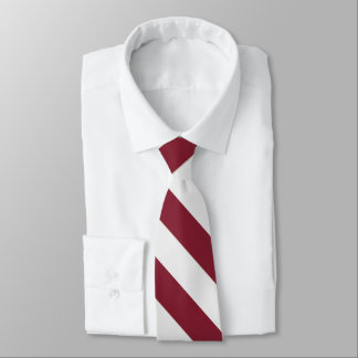 Patriotic Red and White Striped  Tie