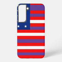Patriotic Red Blue and White Stripes with Stars 