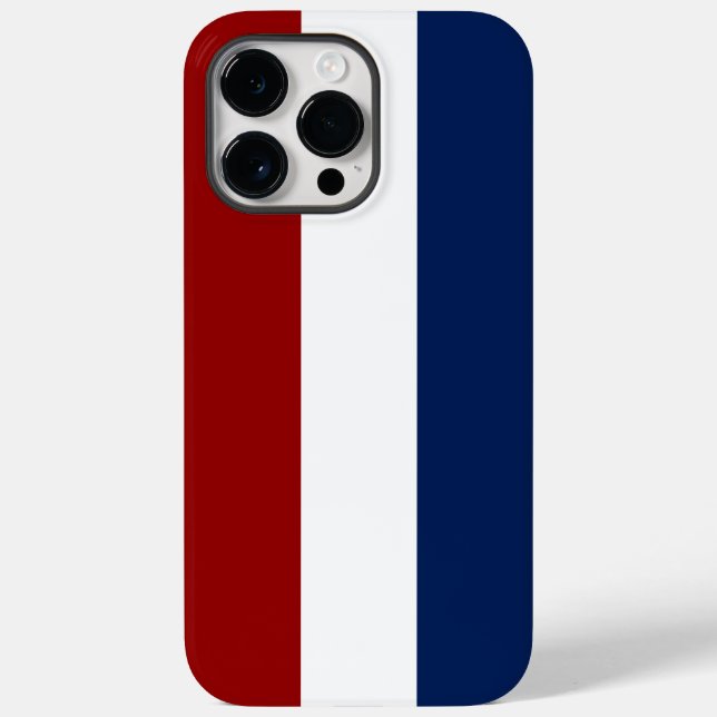 Patriotic Red White and Blue Case-Mate iPhone Case (Back)
