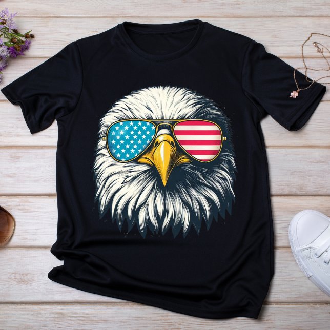 Patriotic Red, White, and Blue Cool Eagle T-Shirt (Creator Uploaded)