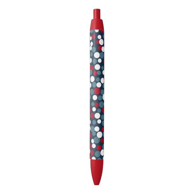 Patriotic Red White and Blue Writing Pens (Front Vertical)
