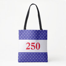 Patriotic Red White & Blue 250 Button