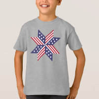 Patriotic Red White Blue Native Stars Stripes
