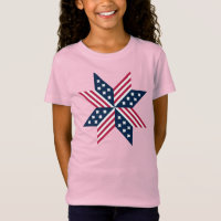 Patriotic Red White Blue Native USA Stars Stripes