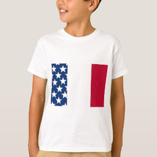 Patriotic Red White Blue Stars 4th of July kids T-Shirt