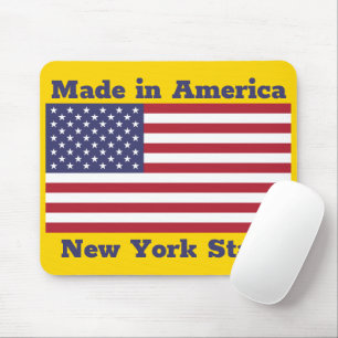 Patriotic Red White Blue Stars And Stripes Flag Mouse Mat