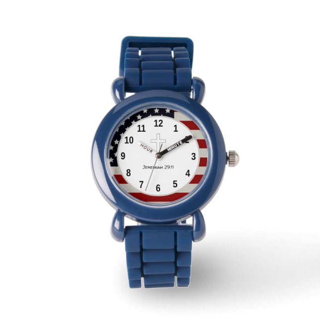 Patriotic Religous Watches for Kids (Front)