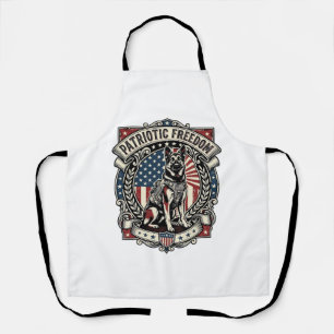 Patriotic Rescue Dog Apron