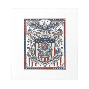 Patriotic Resin Notepad