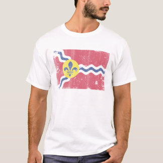 Patriotic Retro Flag of St. Louis Missouri T-Shirt