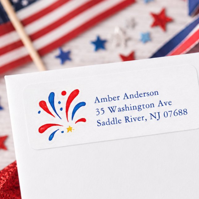 Patriotic Return Address Label (Creator Uploaded)