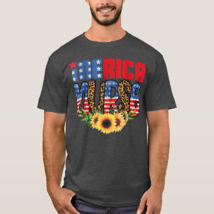 Patriotic RN LPN CNA American Flag July 4th Nurse T-Shirt