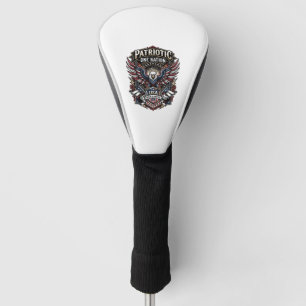 Patriotic Rock Eagle Crest Music Rock Metal Patrio Golf Head Cover