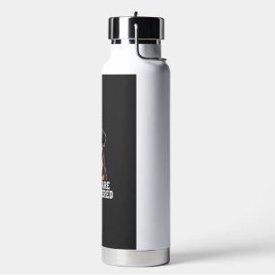 Patriotic Rottweiler Hero Dog Vector Design Water Bottle
