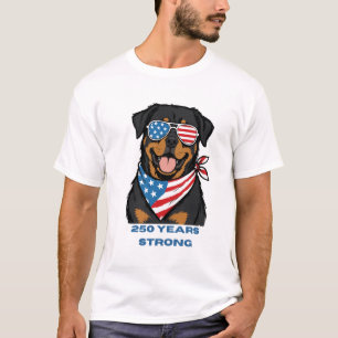 Patriotic Rottweiler T-Shirt