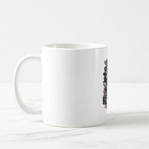 Patriotic Route 1776 Rider Biker Road Freedom Patr Coffee Mug